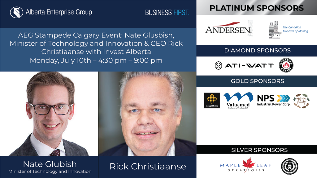 Event - AEG Stampede, Nate Glubish and Invest Alberta