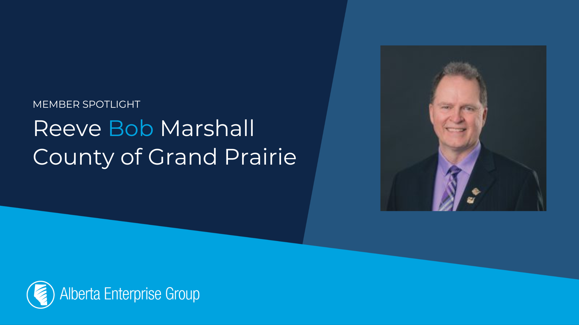 Member Spotlight Reeve Bob Marshall Alberta Enterprise Group